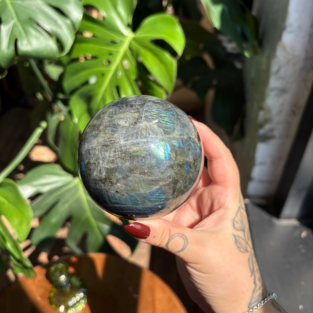 labradorite sphere