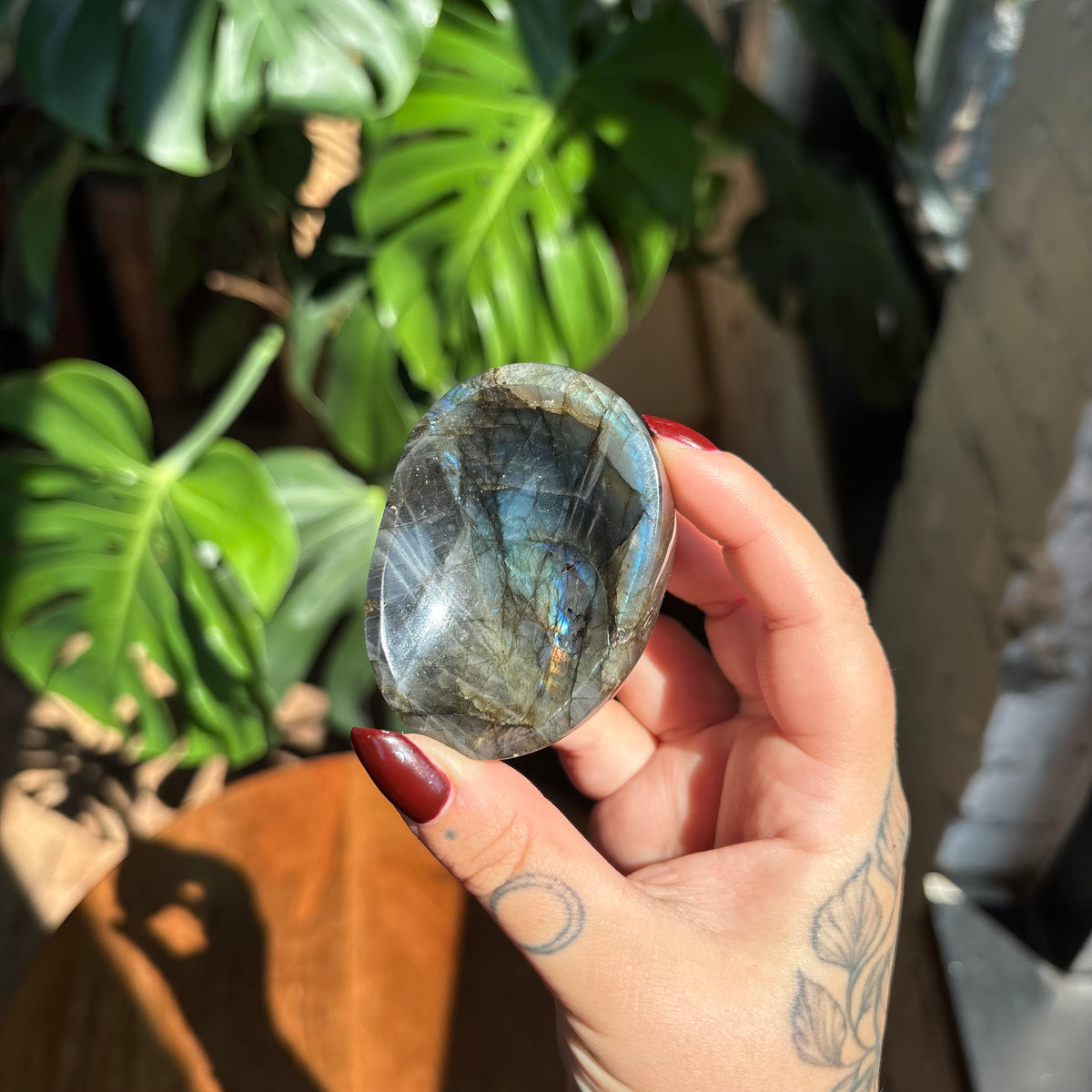 labradorite bowl