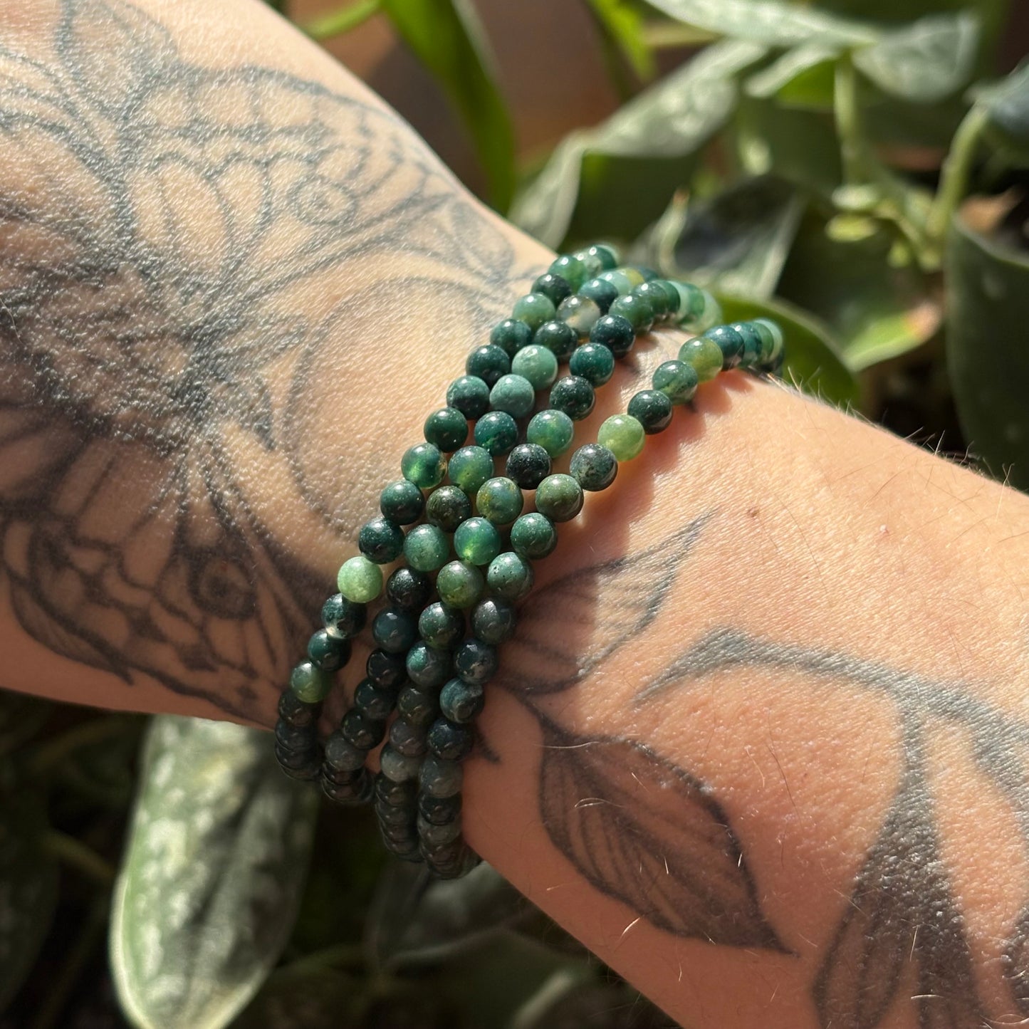 Moss Agate Bracelet