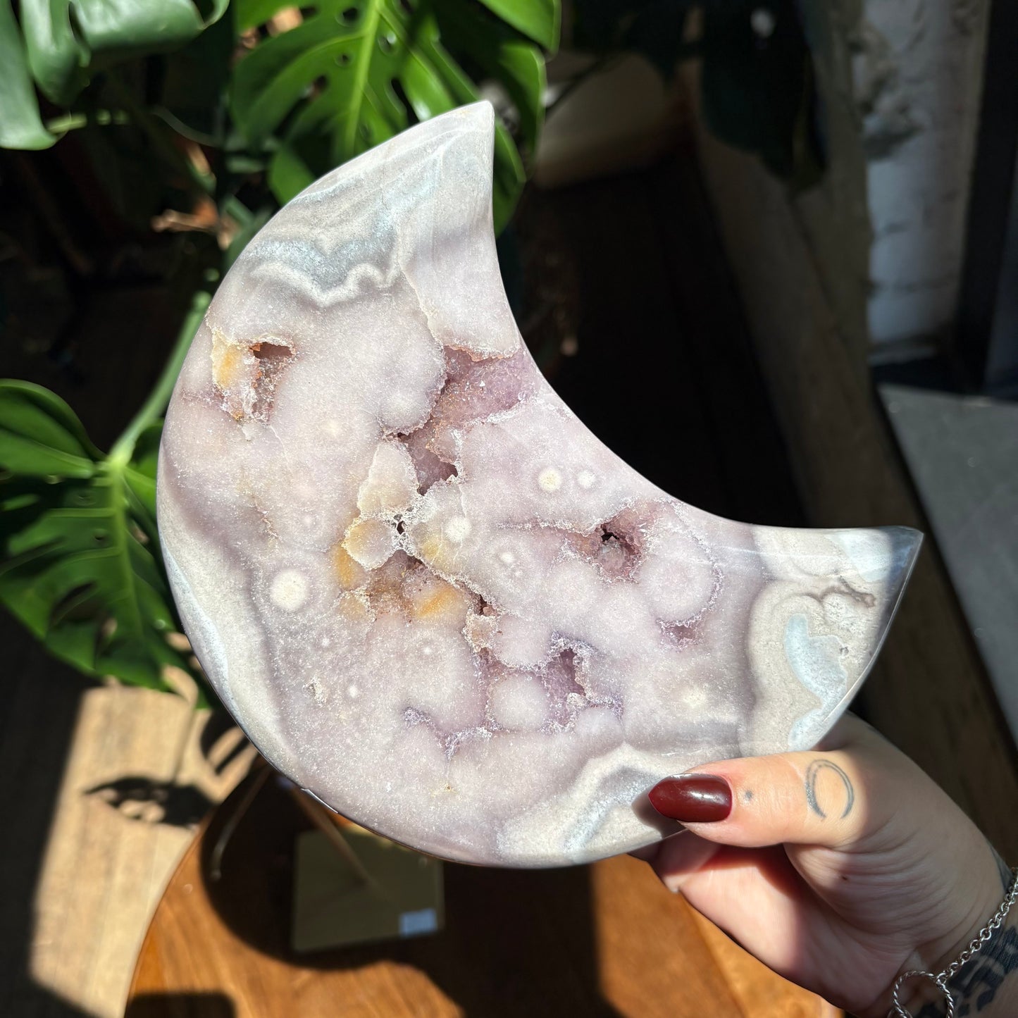 xl pink amethyst moon