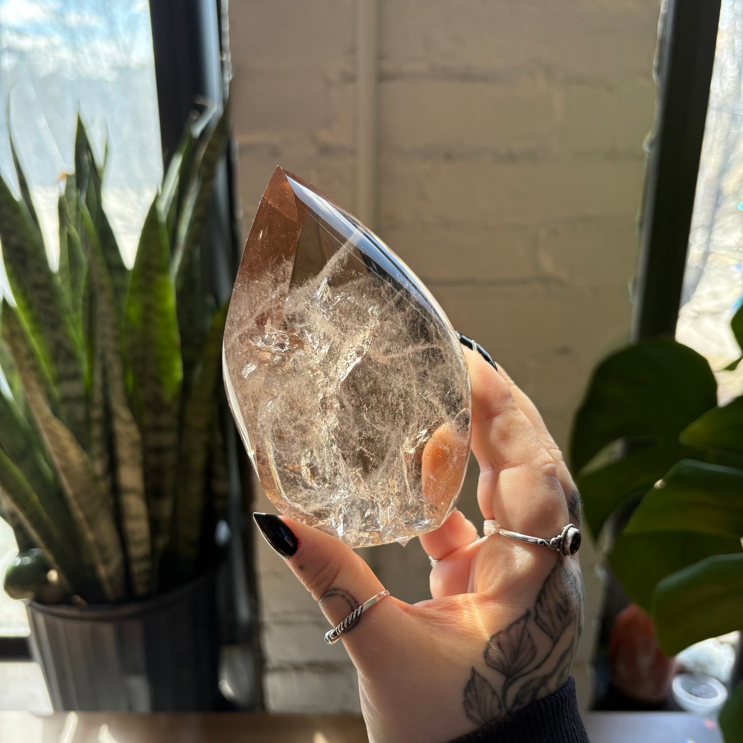 smoky quartz flame