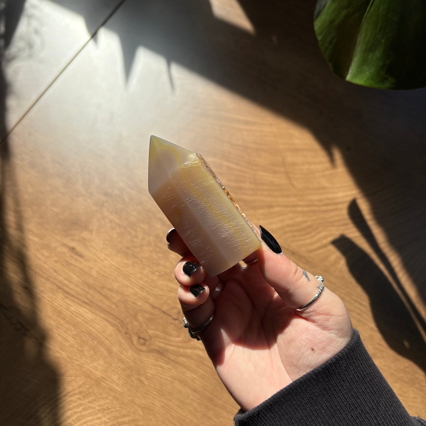 druzy agate tower