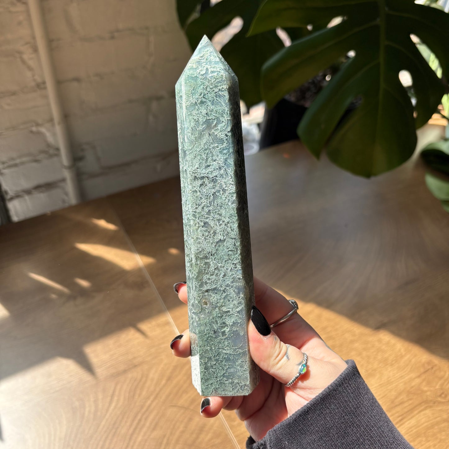 moss agate tower