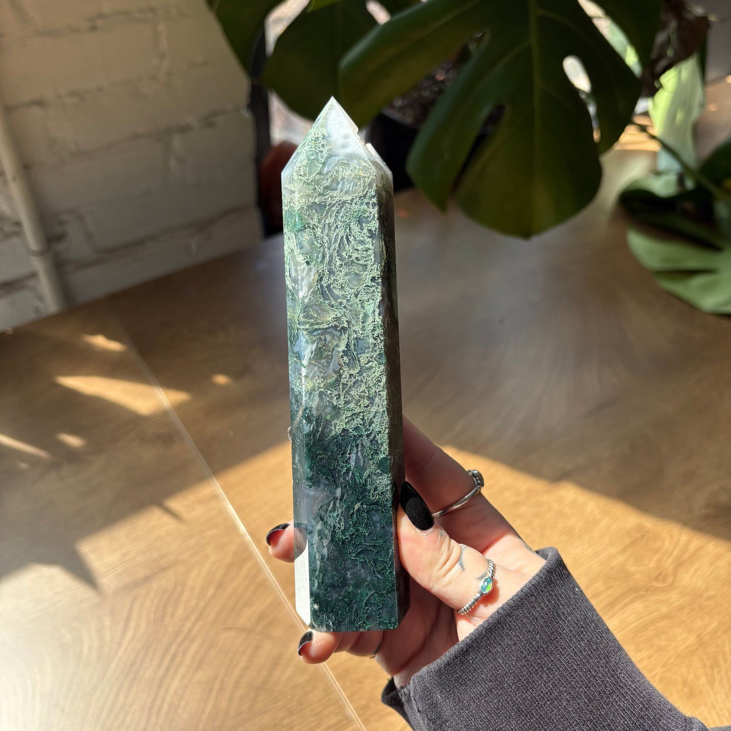 moss agate tower