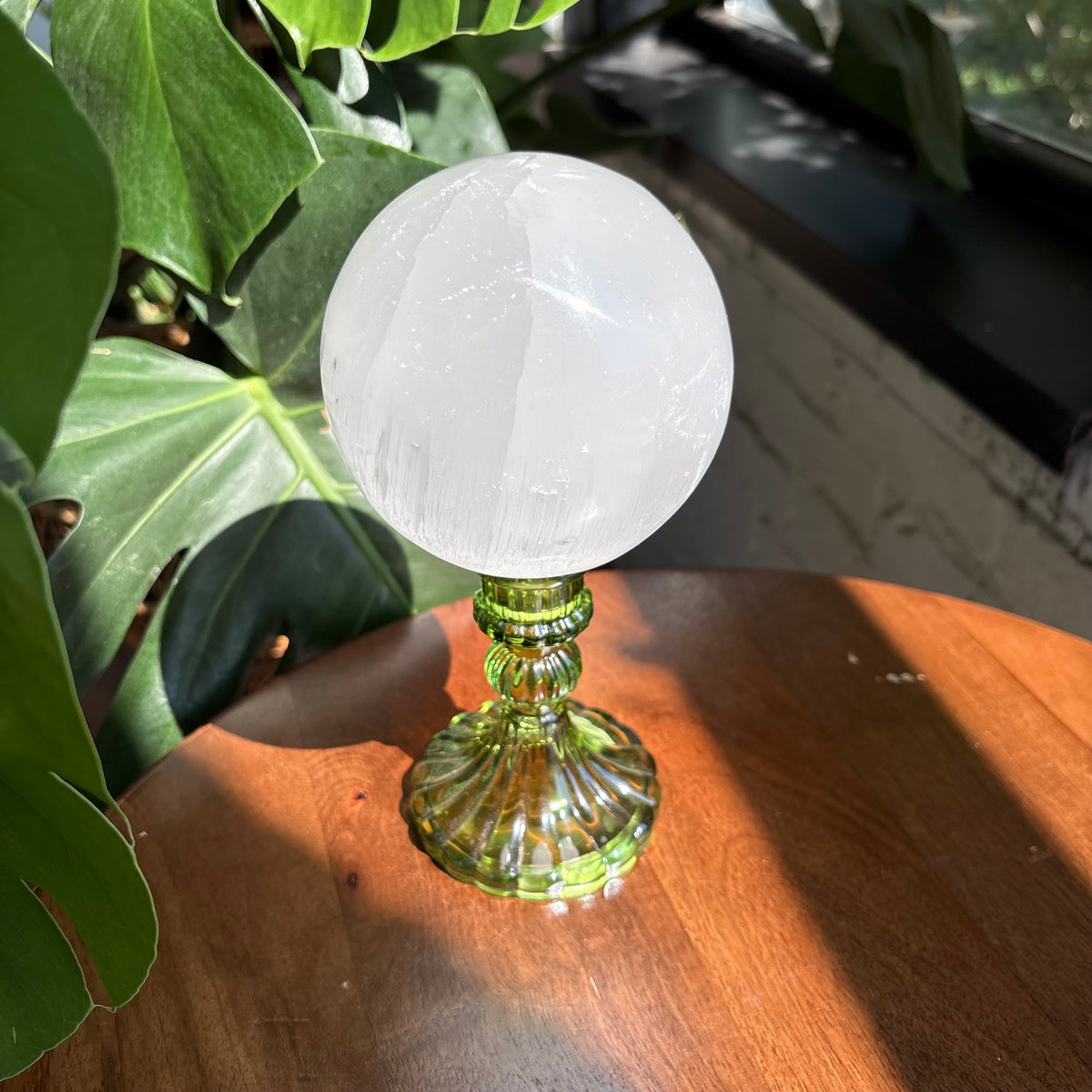 xl selenite sphere