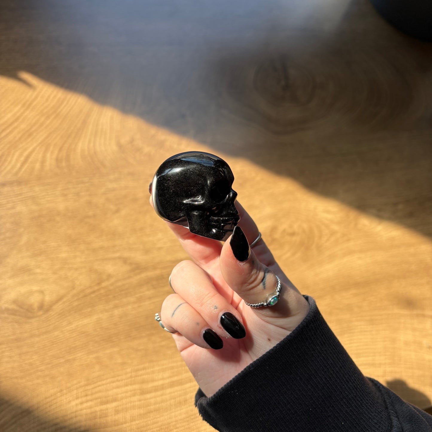 obsidian skulls