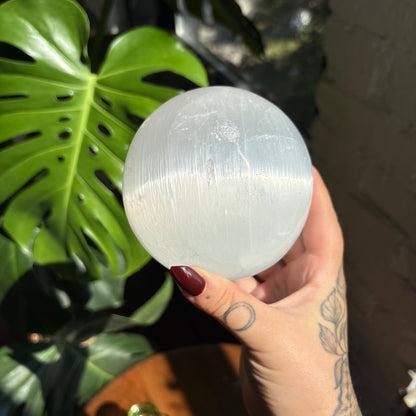 xl selenite sphere