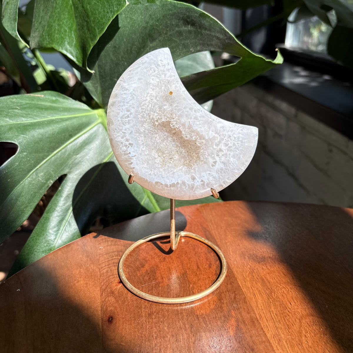 druzy agate moon