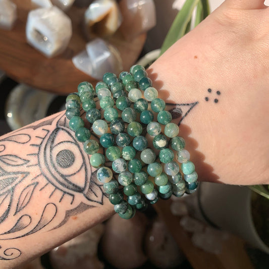 Moss Agate Bracelet