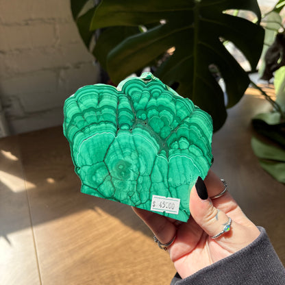 malachite slab