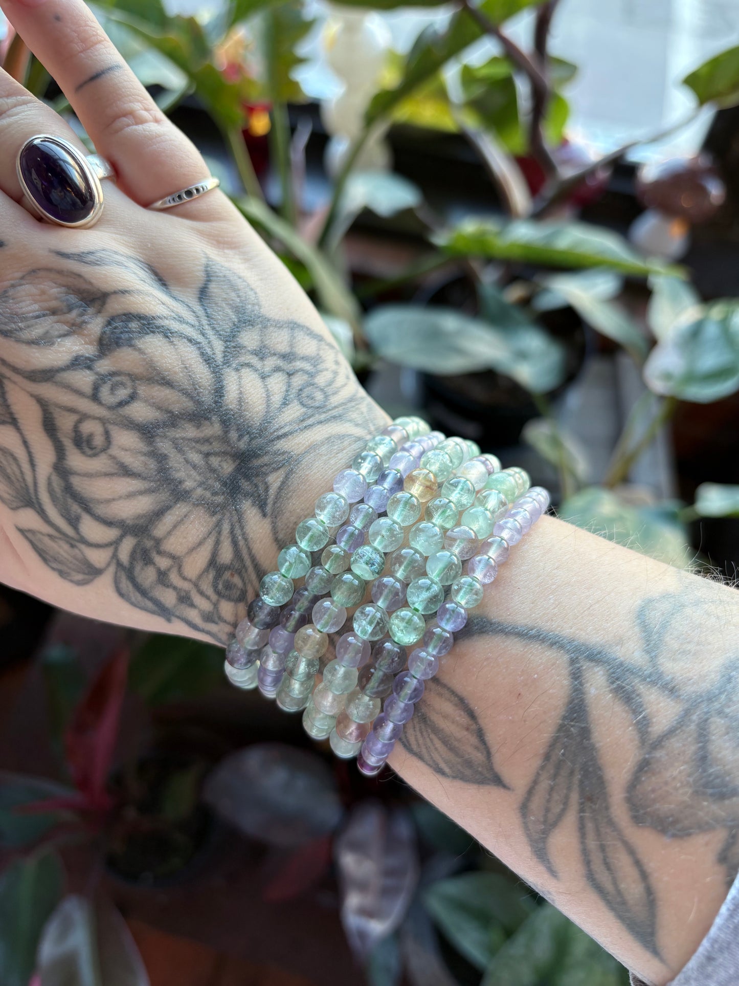 Fluorite (Light) Bracelet