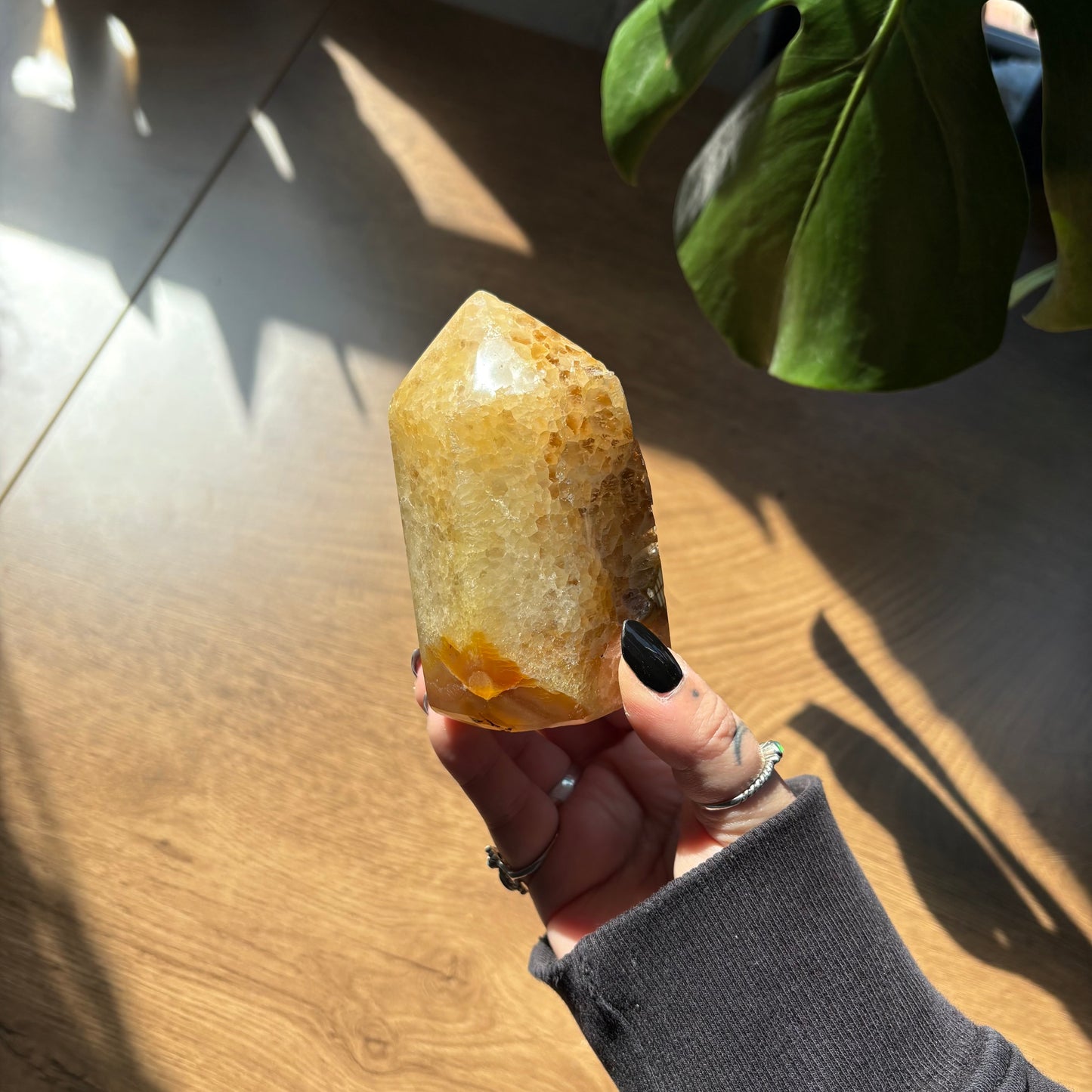 druzy agate tower