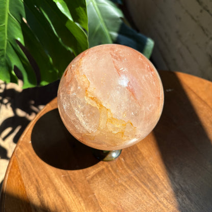 xl hematoid quartz sphere