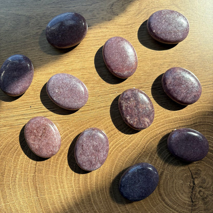 lepidolite palms