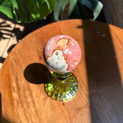 polychrome jasper sphere
