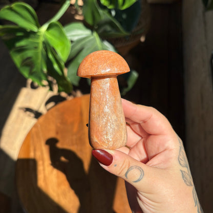 peach moonstone mushroom