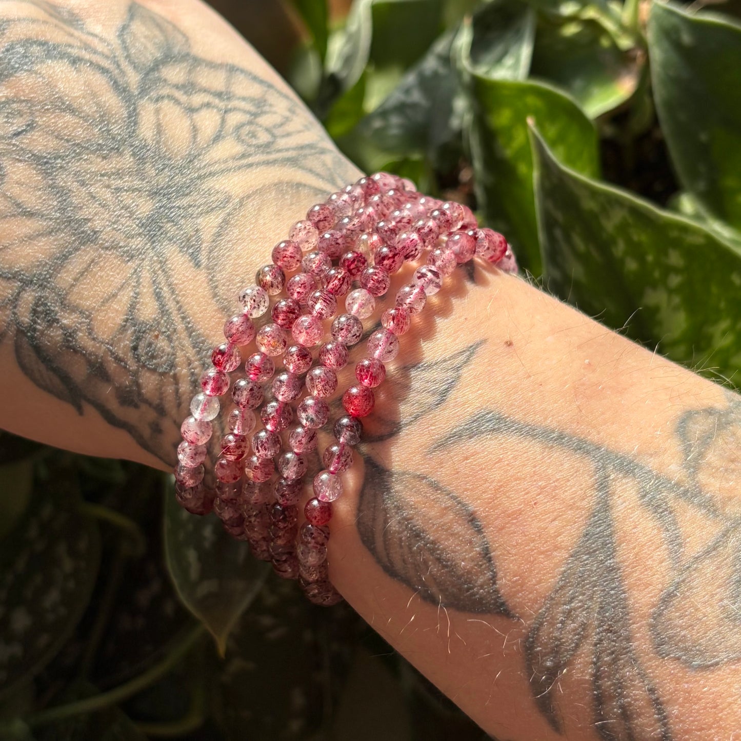 Strawberry Quartz Bracelet