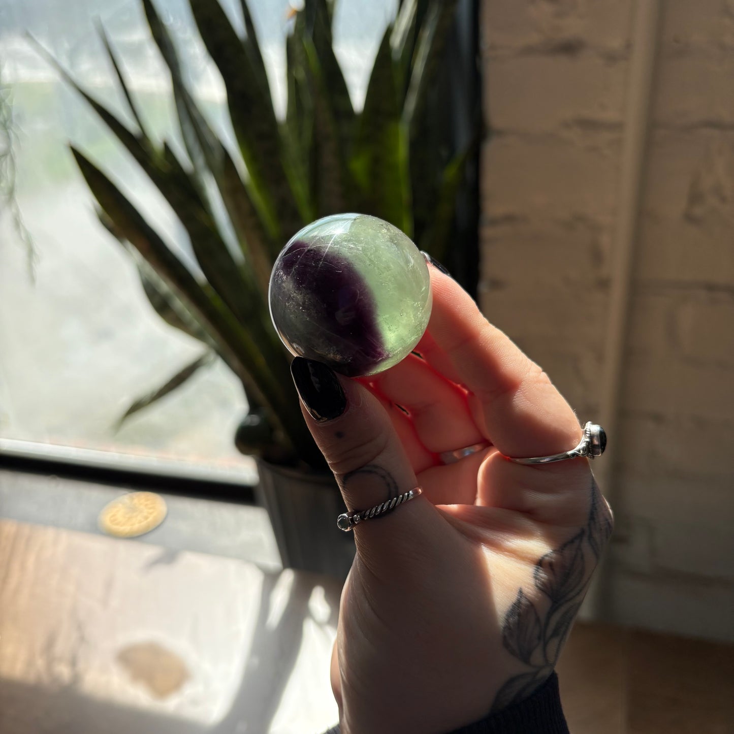 fluorite sphere