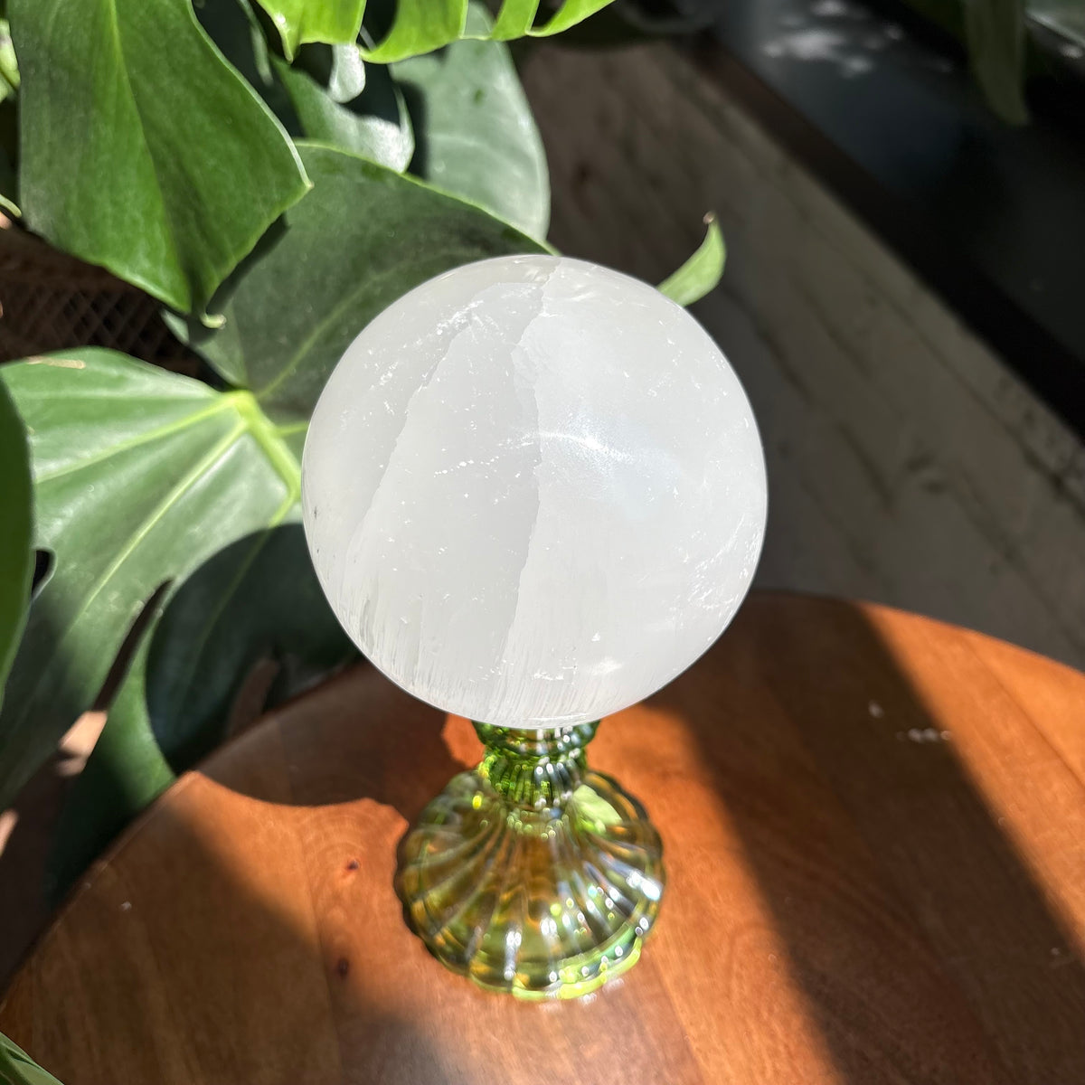 xl selenite sphere