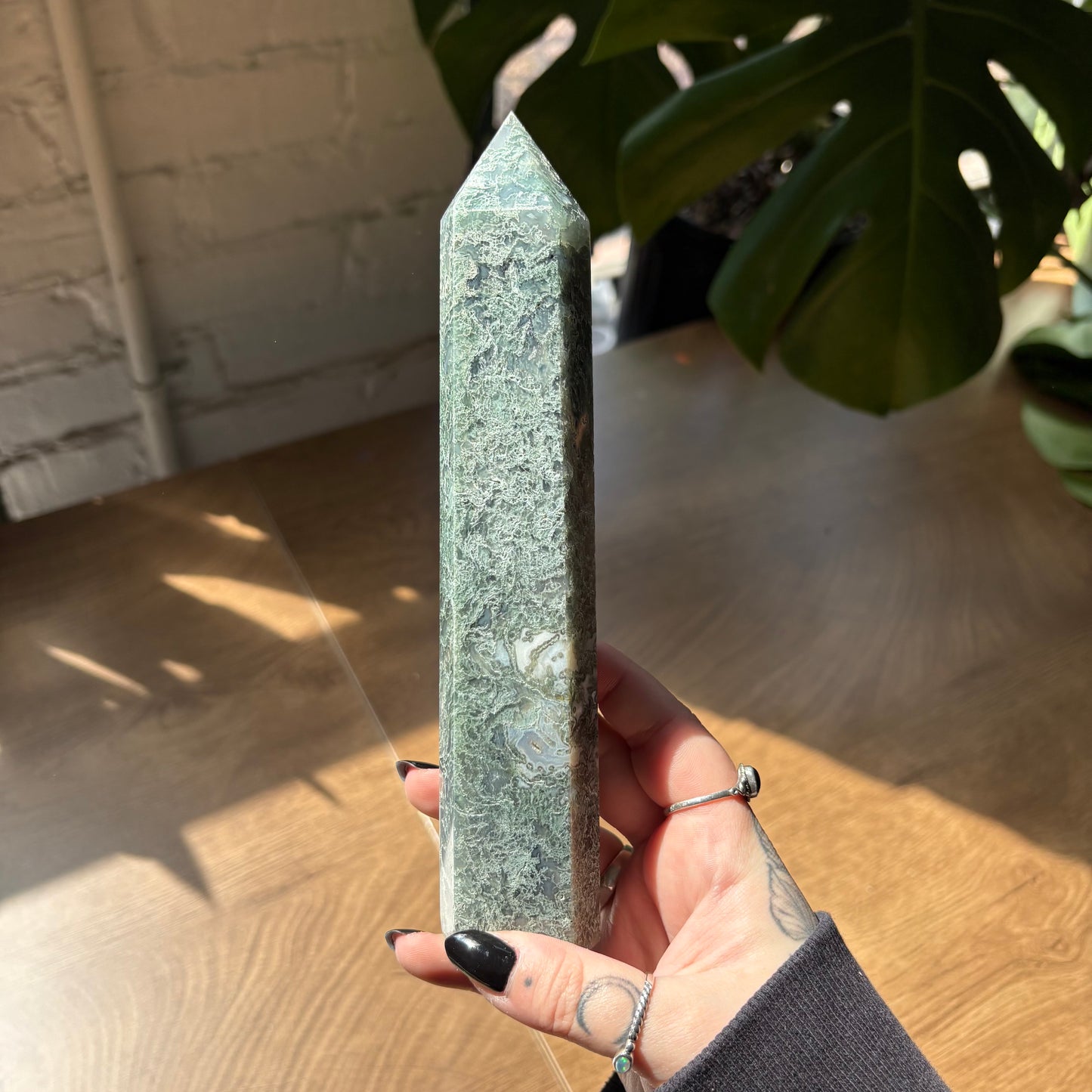 moss agate tower