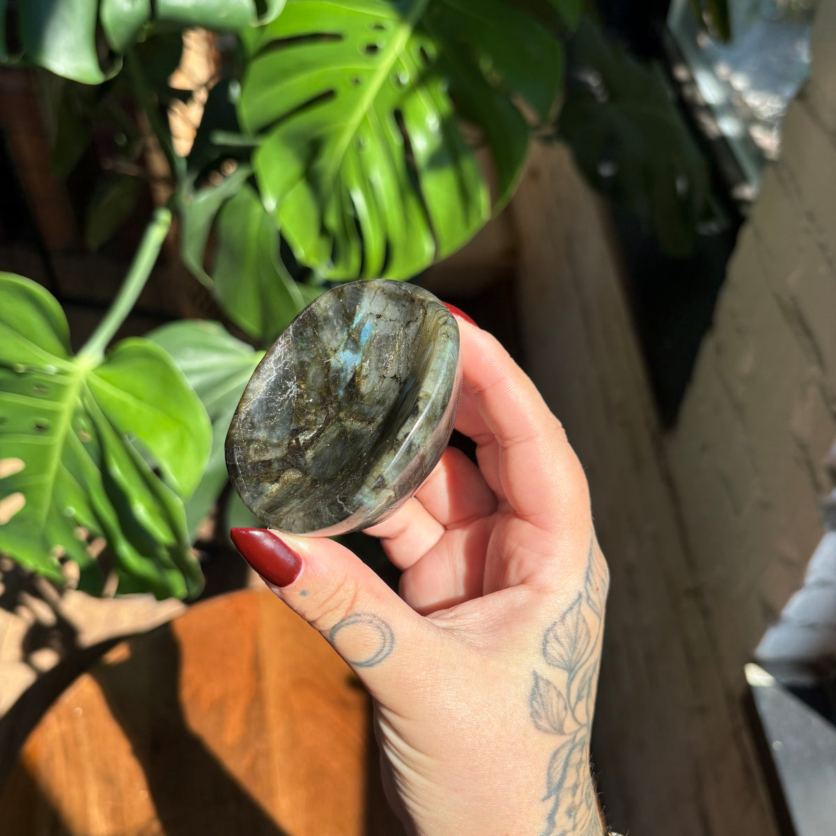 labradorite bowl