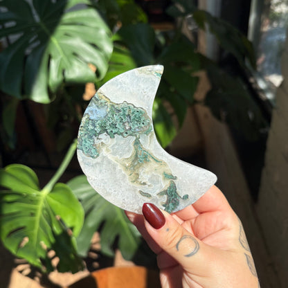 moss agate moon