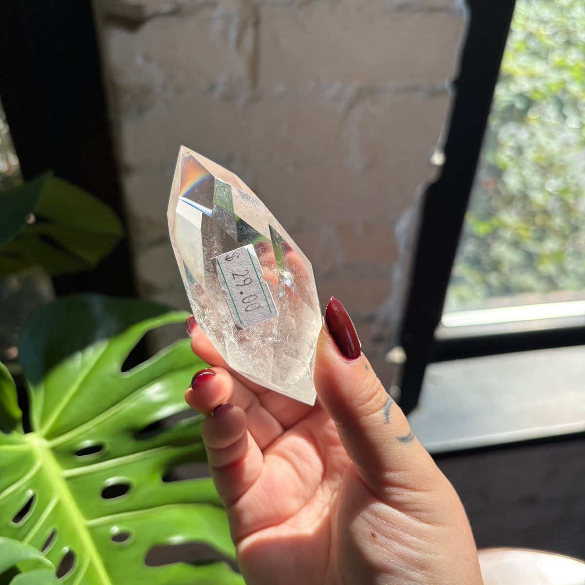 clear quartz diamond