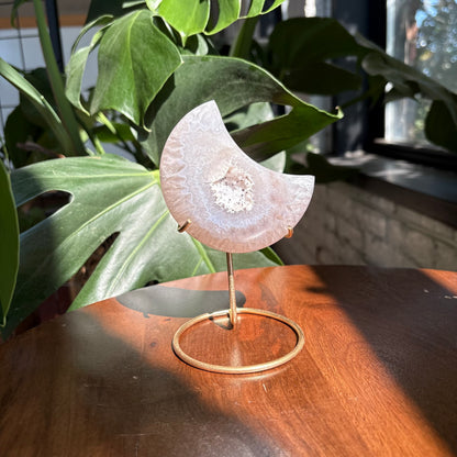 druzy agate moon