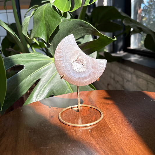 druzy agate moon