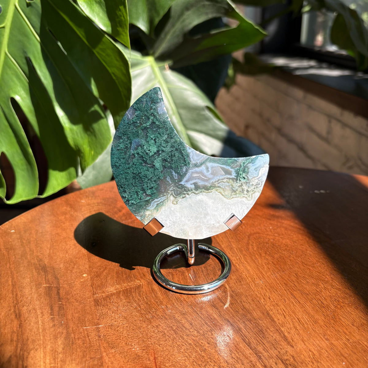 moss agate moon