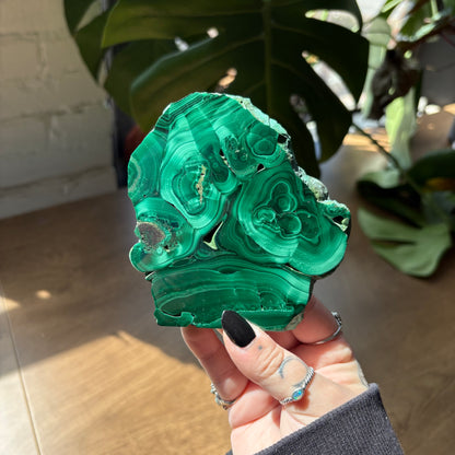 malachite slab