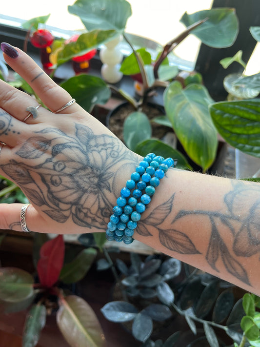 Blue Apatite Bracelet