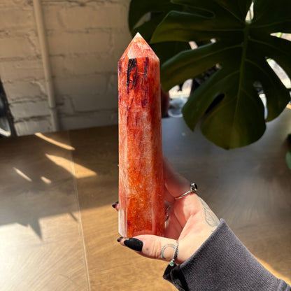 fire quartz tower