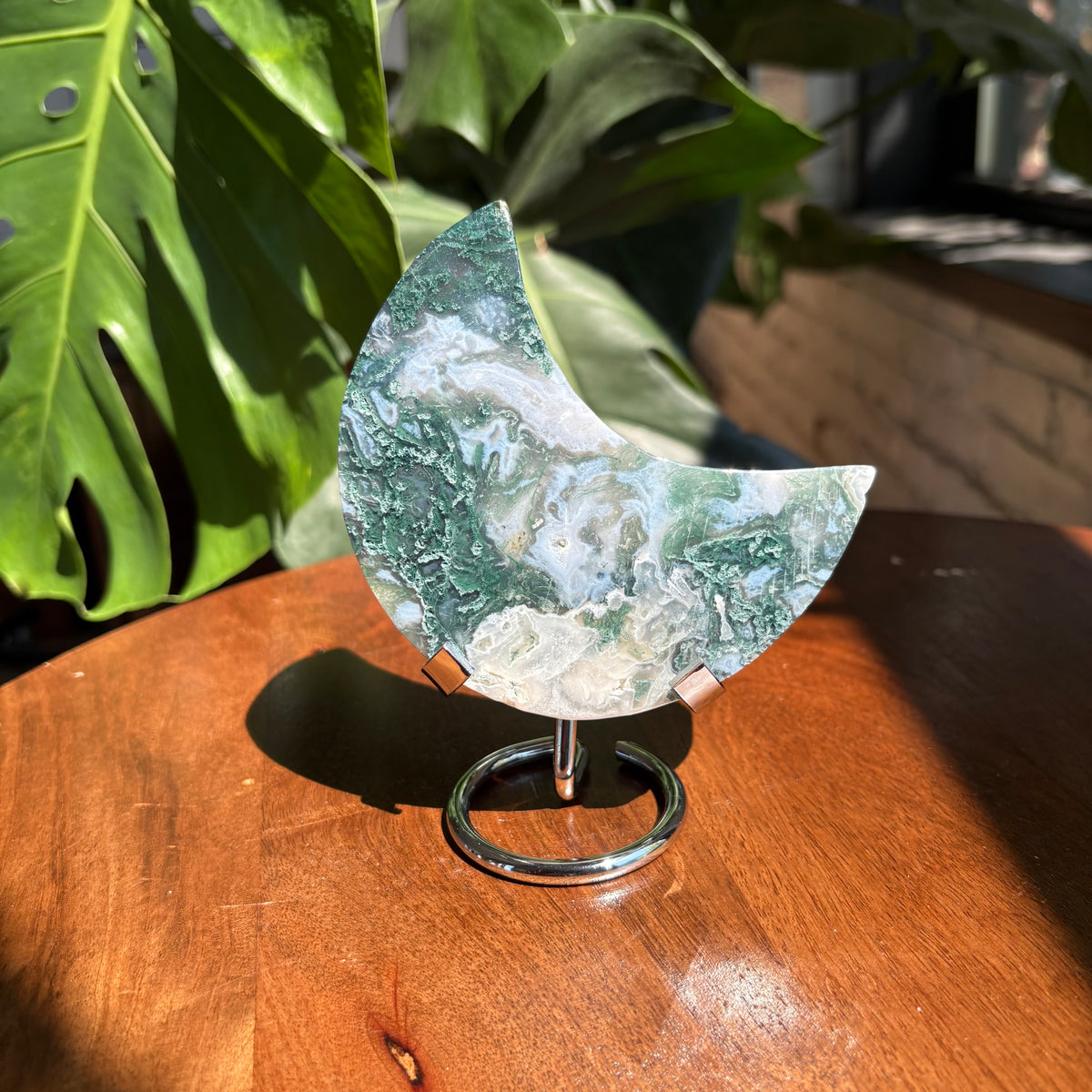 moss agate moon