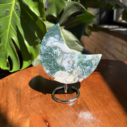 moss agate moon