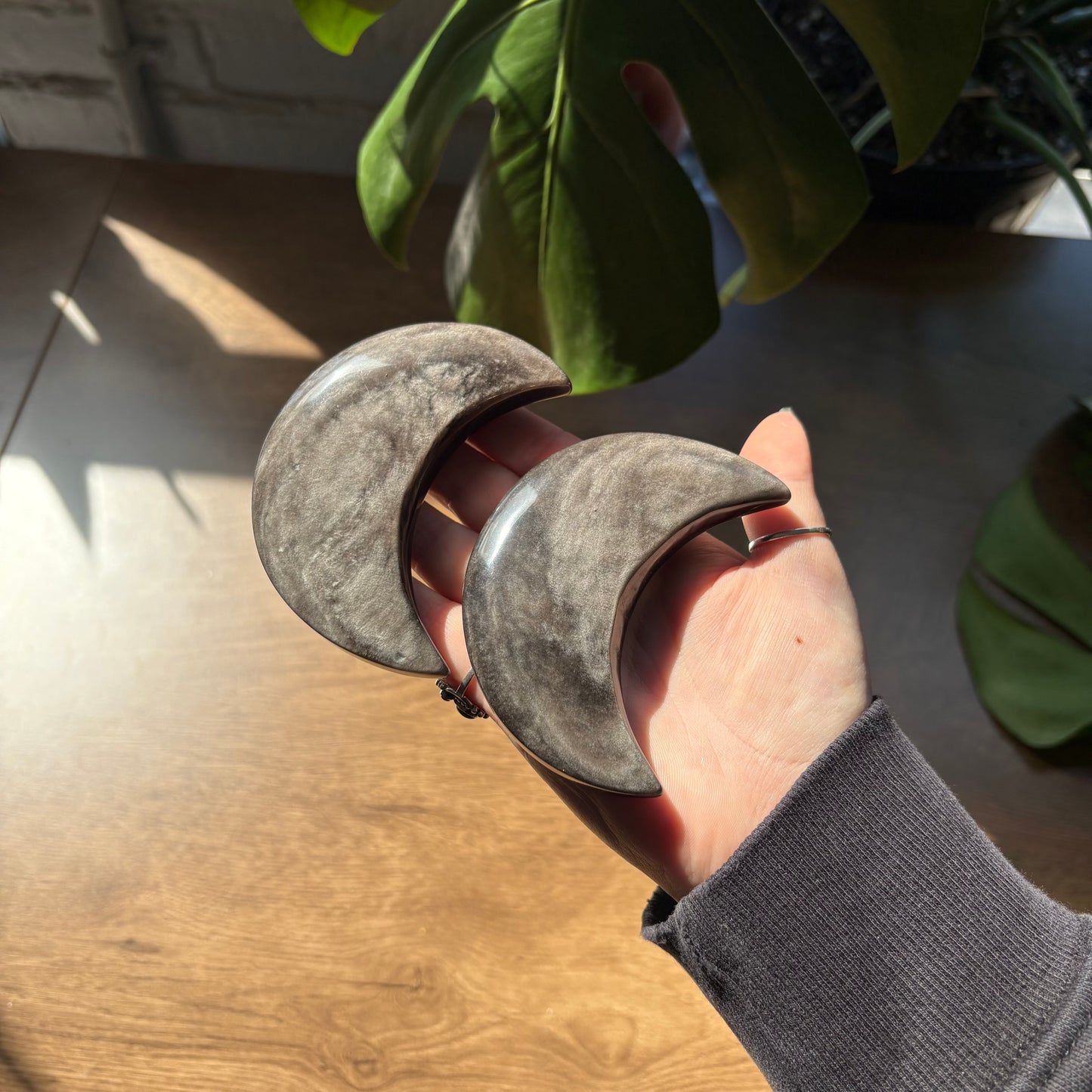 silver sheen obsidian moons