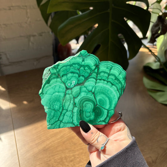 malachite slab