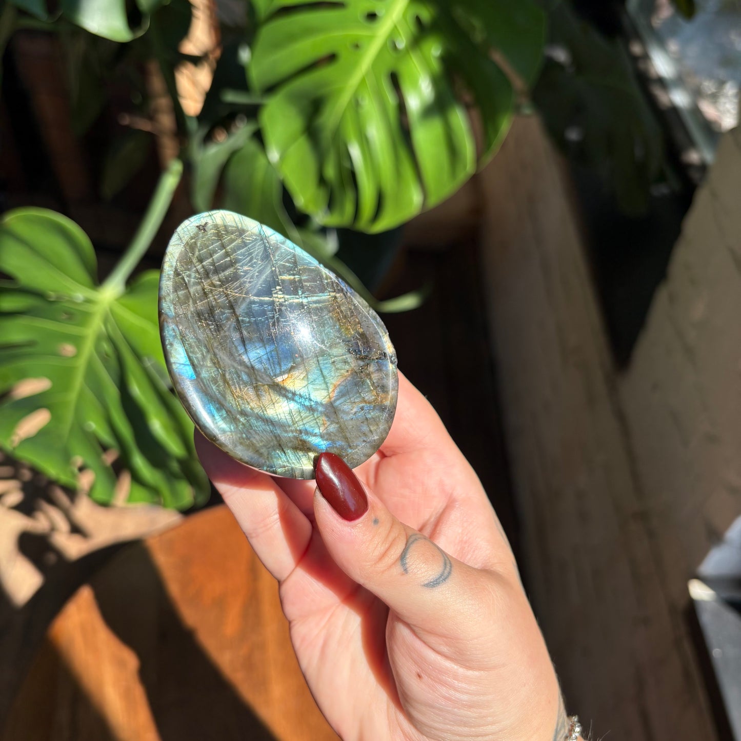 labradorite bowl