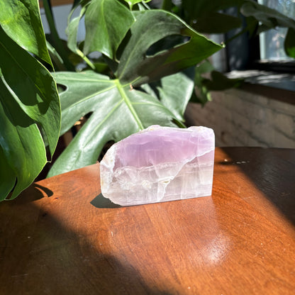 semi polished fluorite