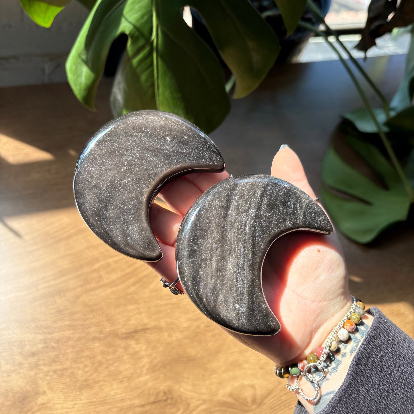 silver sheen obsidian moons