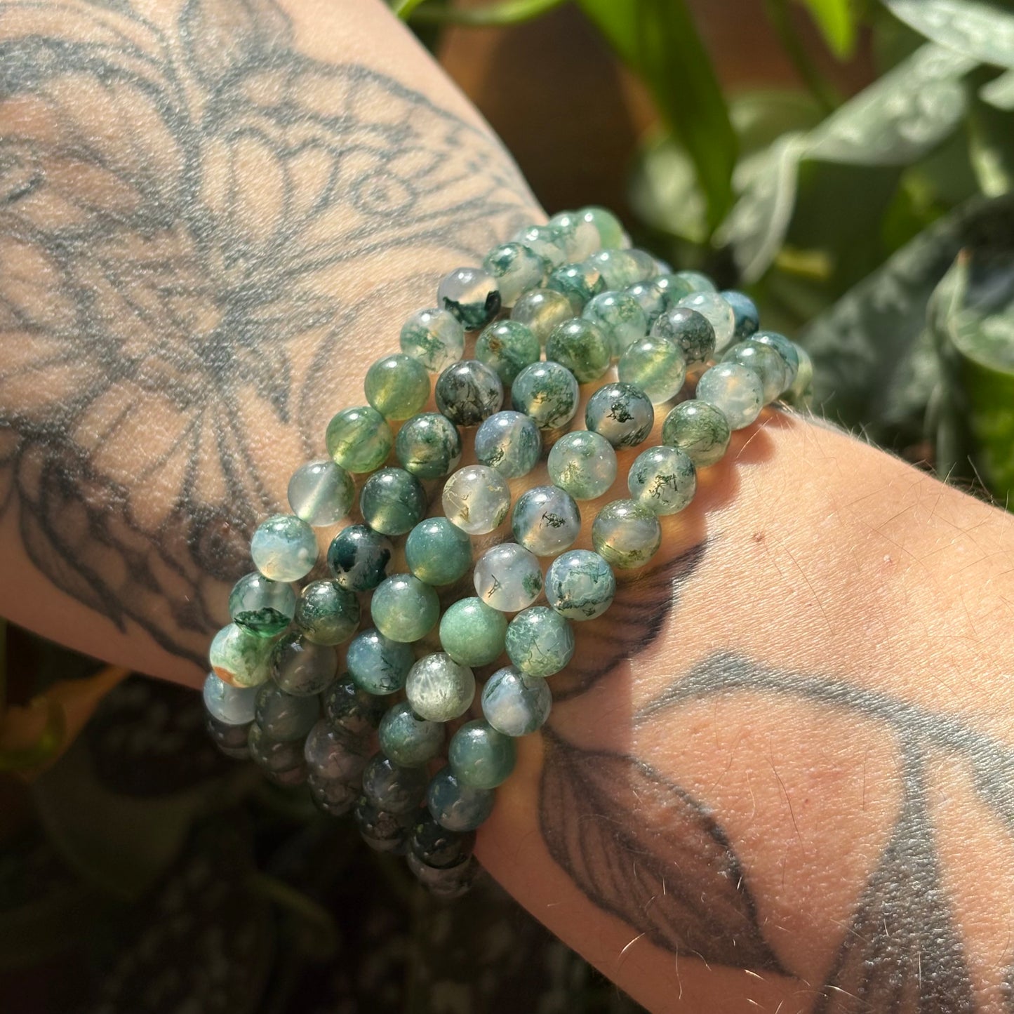 Moss Agate Bracelet