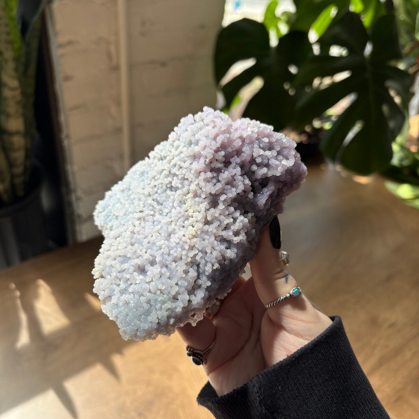 xl grape agate cluster