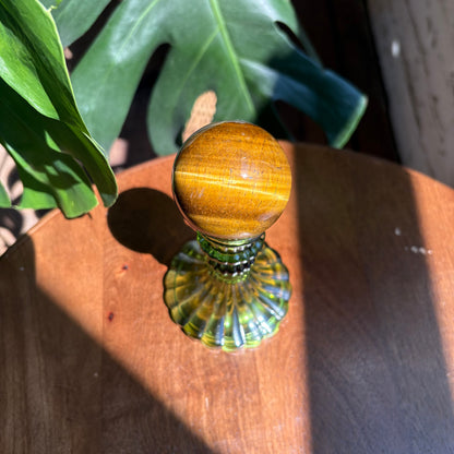 tiger's eye sphere